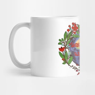 Flowers around the planet Mug